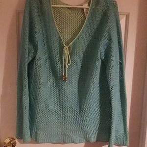 Two piece light sweater set